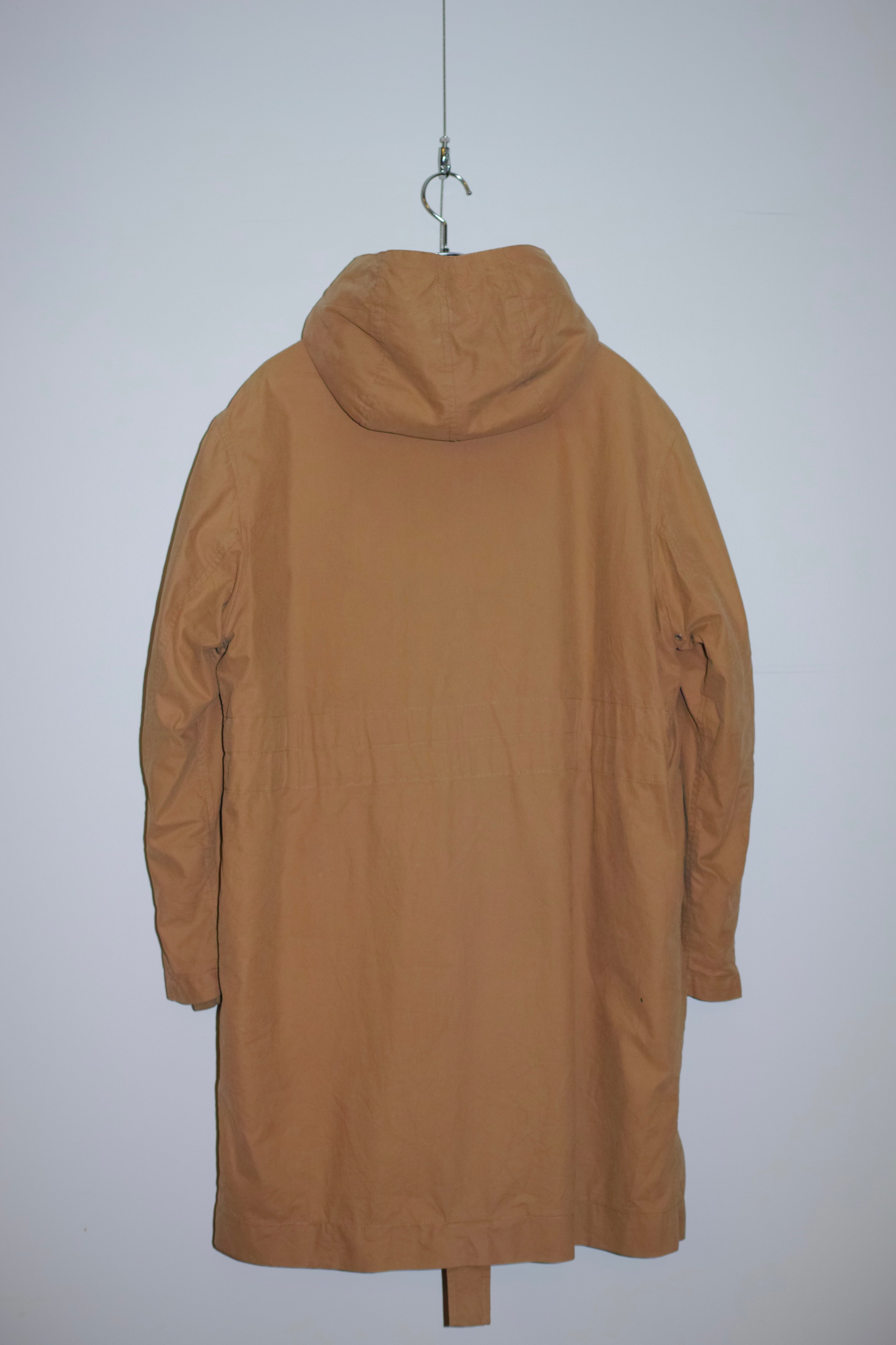 00s HELMUT LANG HOODED MODS COAT WITH LINER