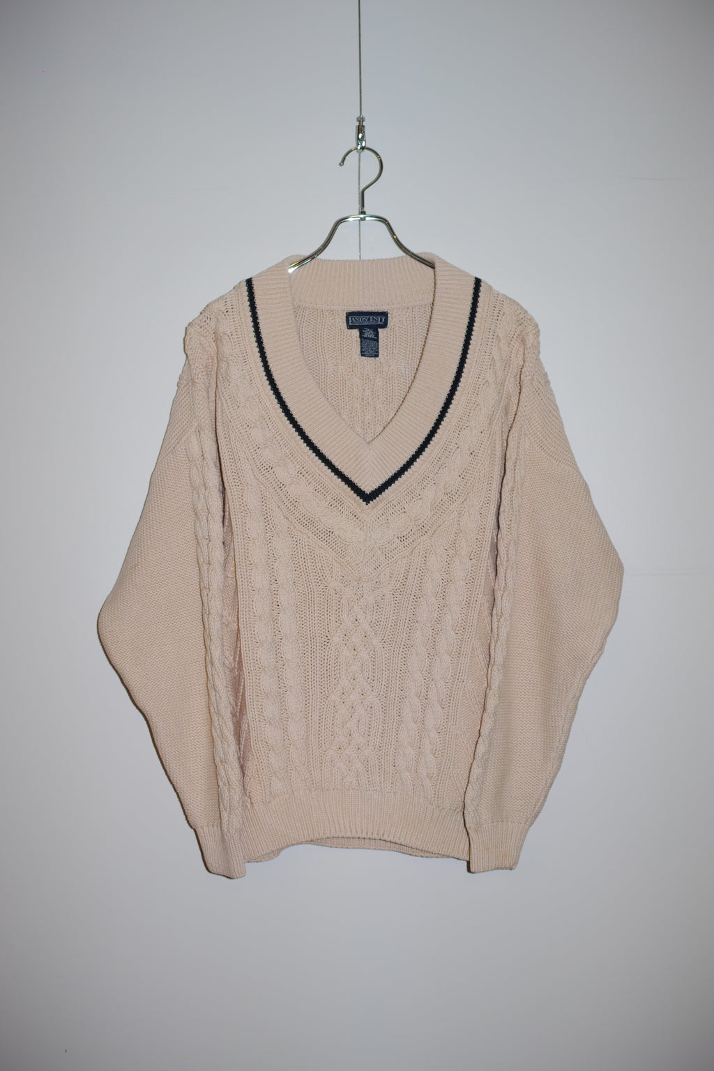 90s LANDS’ END COTTON TILDEN KNIT