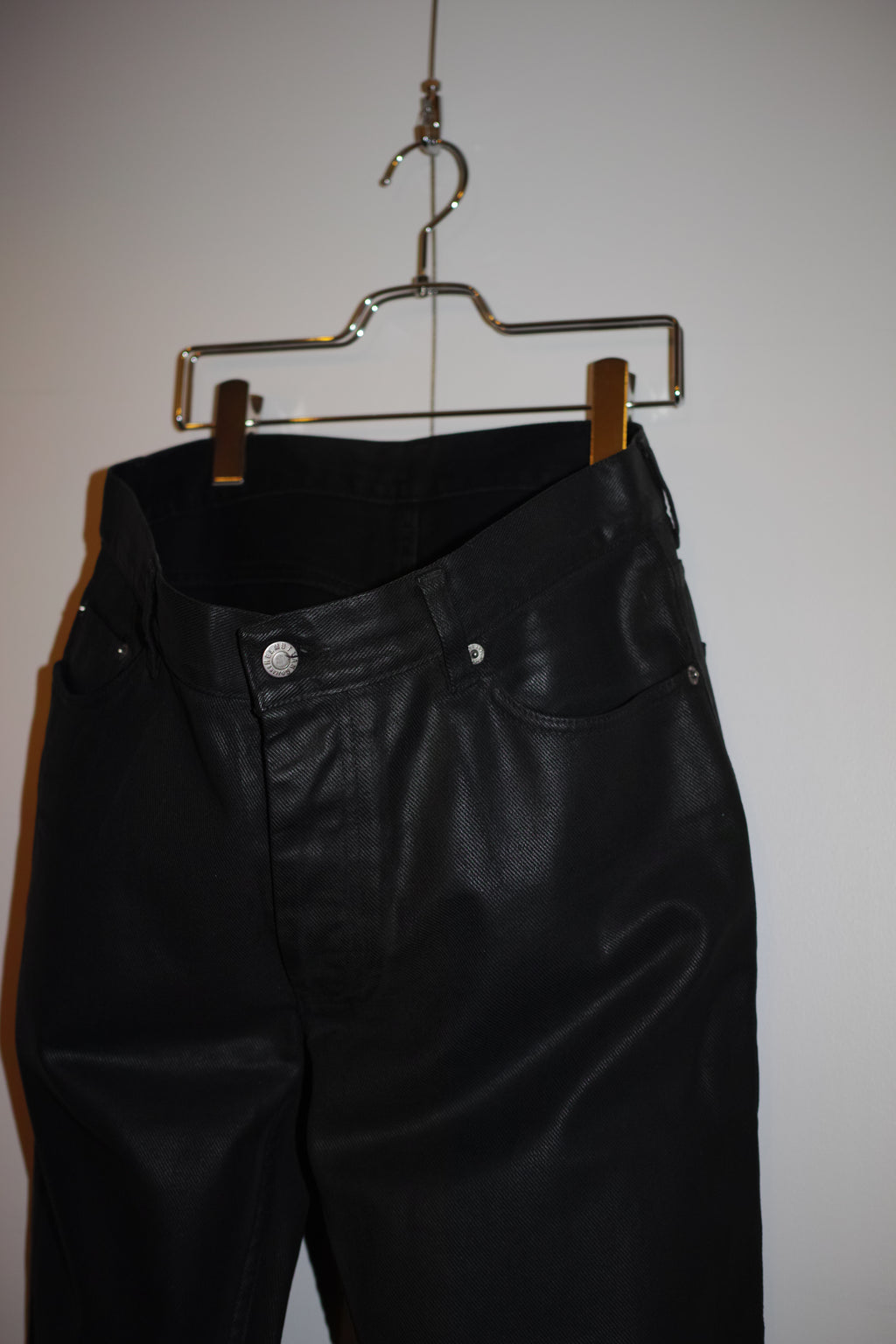 1999 HELMUT LANG COATING DENIM PANTS