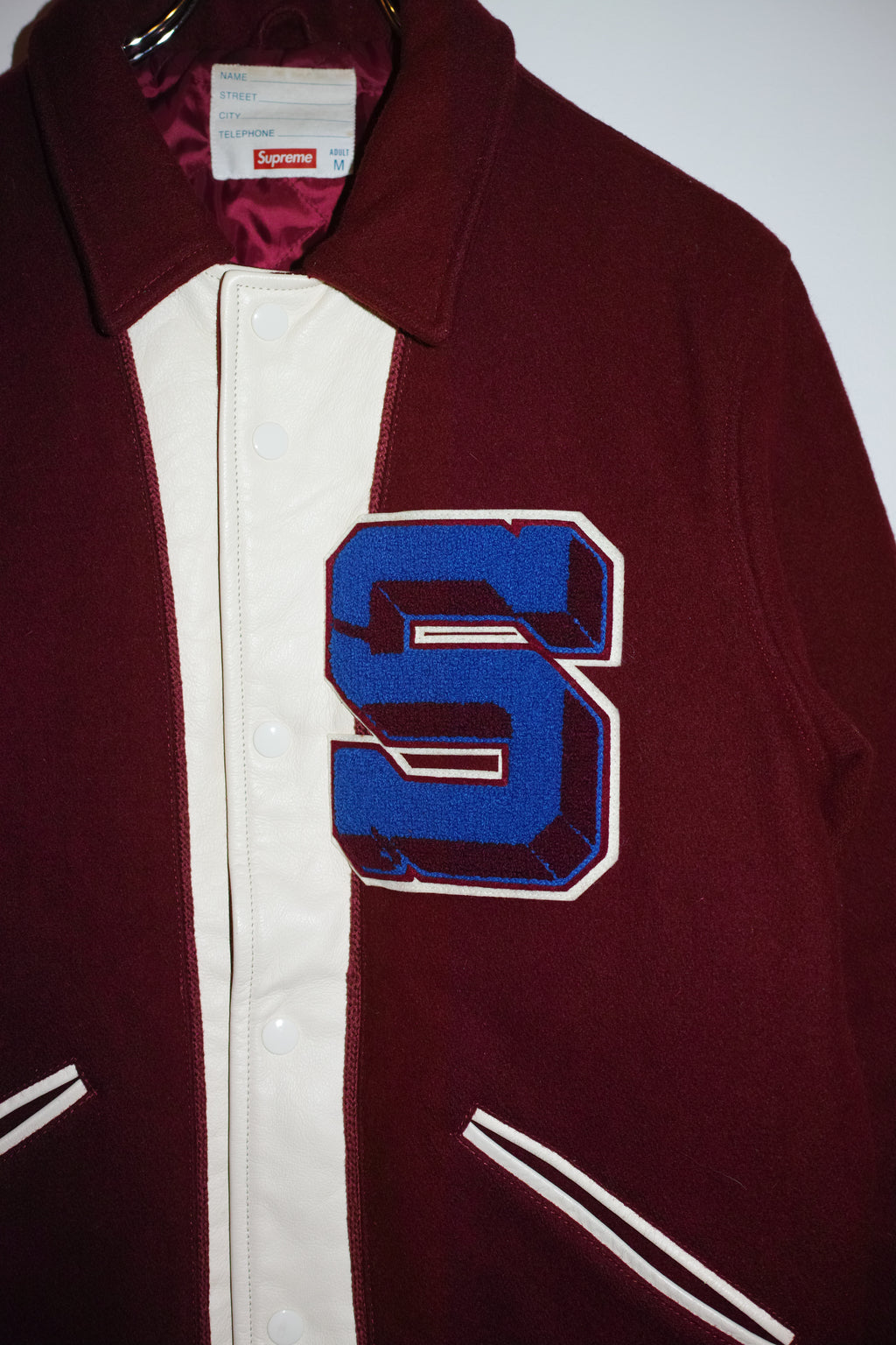 2013 Supreme CAPTAIN VARCITY JACKET