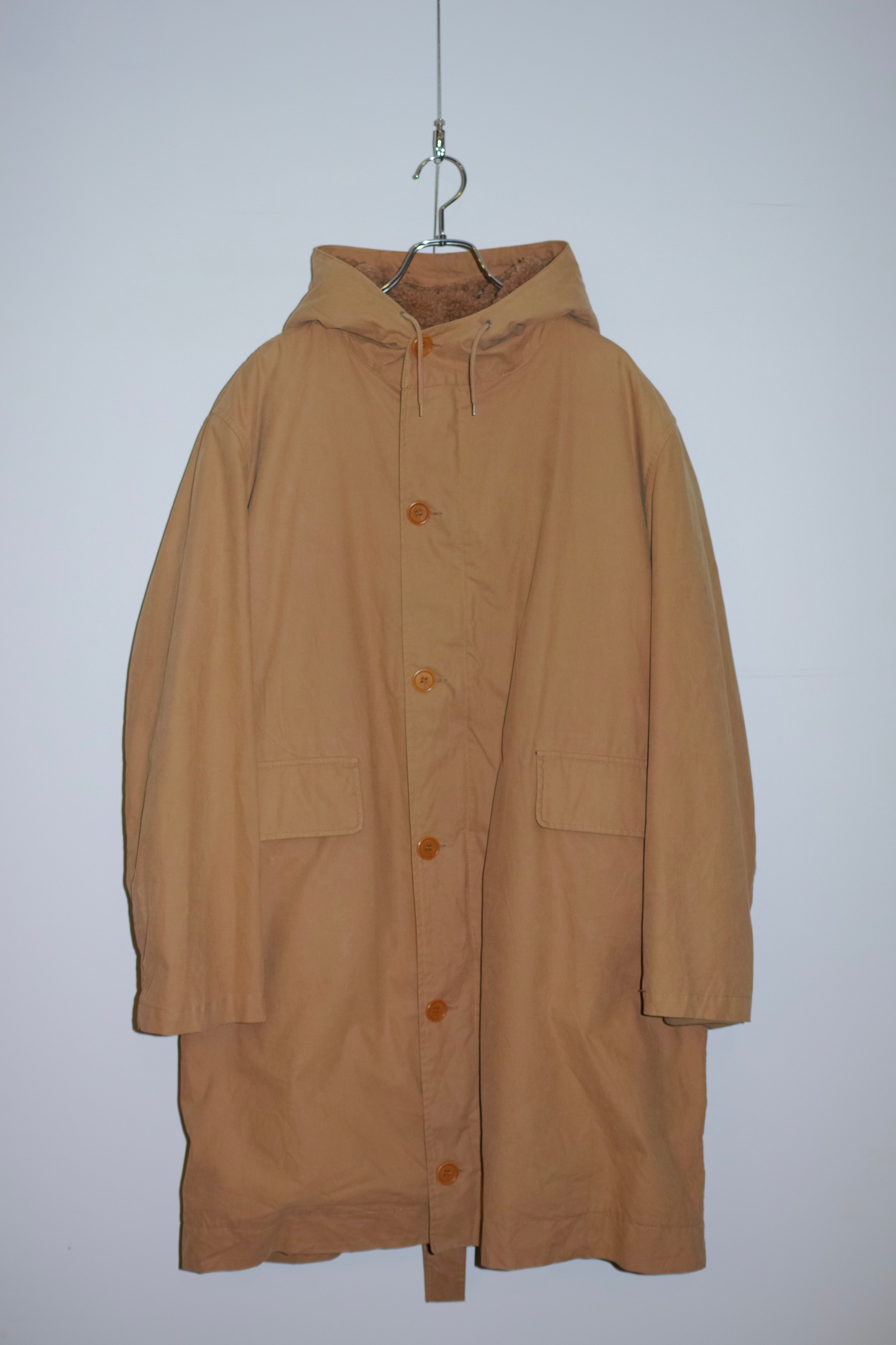 00s HELMUT LANG HOODED MODS COAT WITH LINER