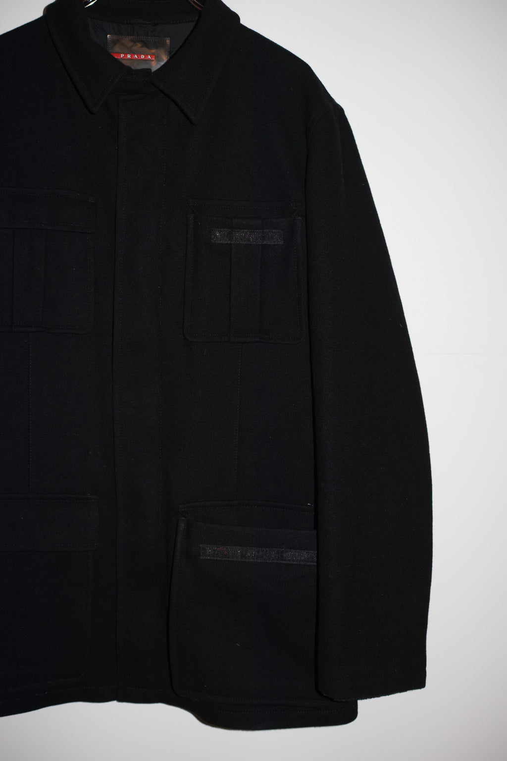 PRADA WOOL MILITARY JACKET