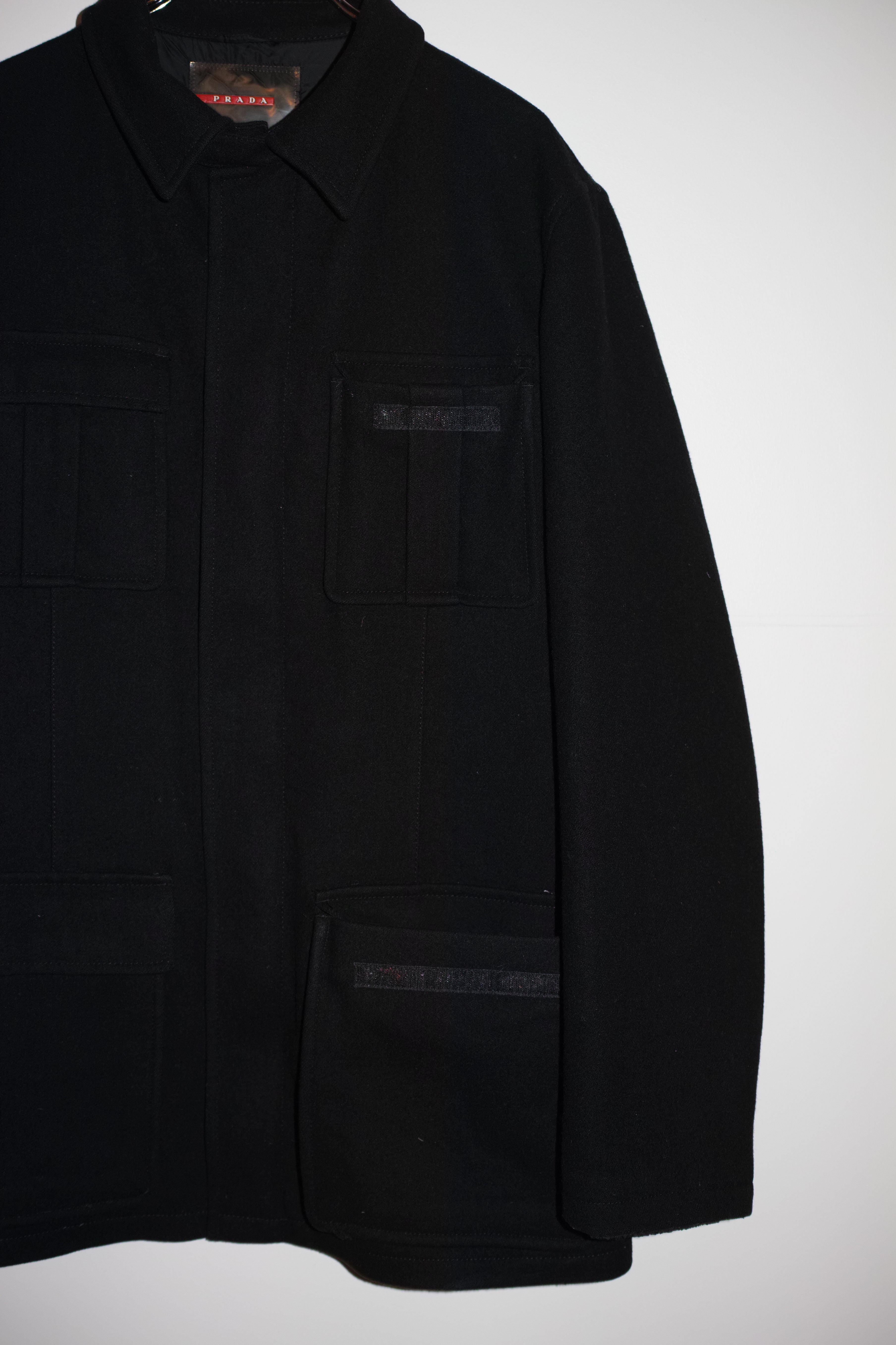 PRADA WOOL MILITARY JACKET