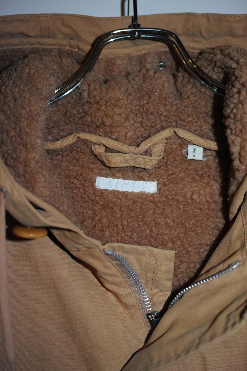 00s HELMUT LANG HOODED MODS COAT WITH LINER