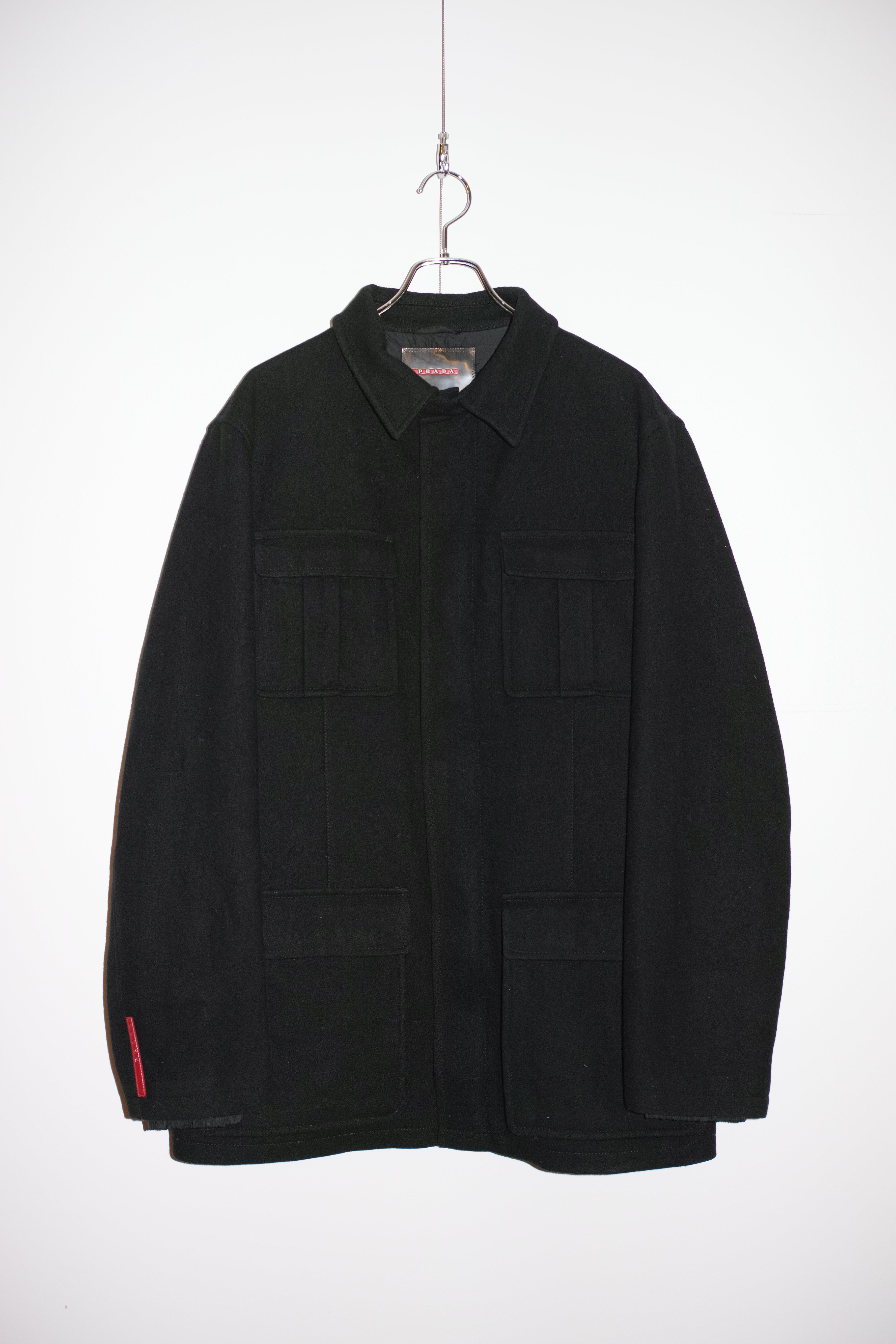 PRADA WOOL MILITARY JACKET