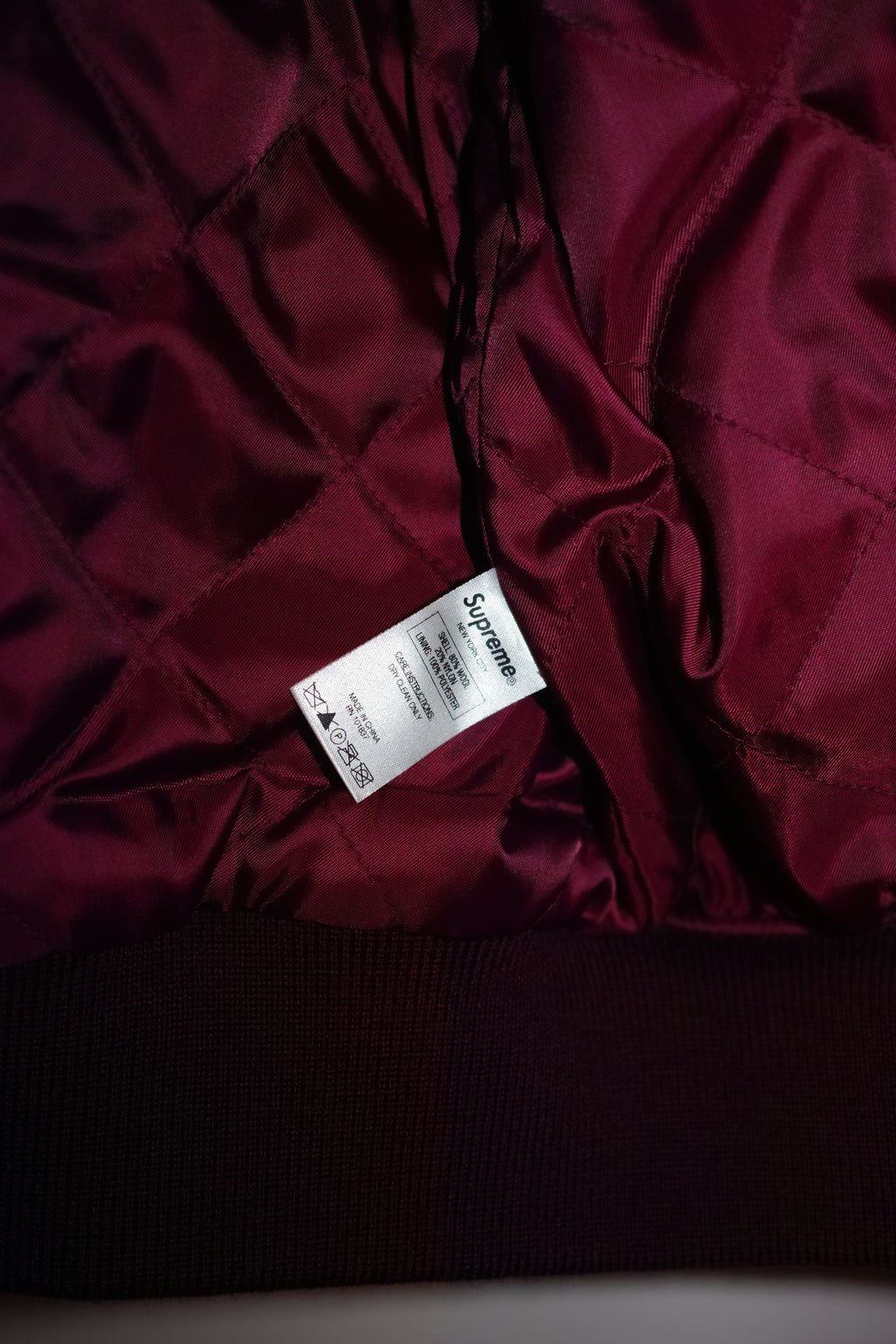 2013 Supreme CAPTAIN VARCITY JACKET