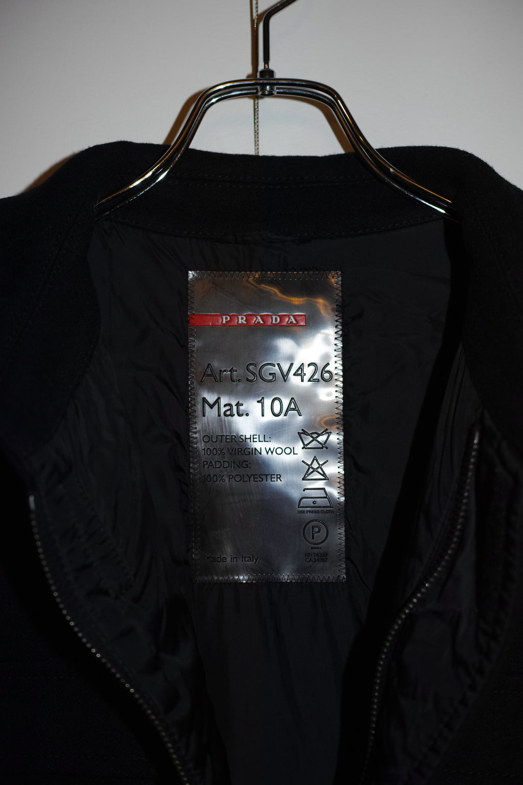 PRADA WOOL MILITARY JACKET