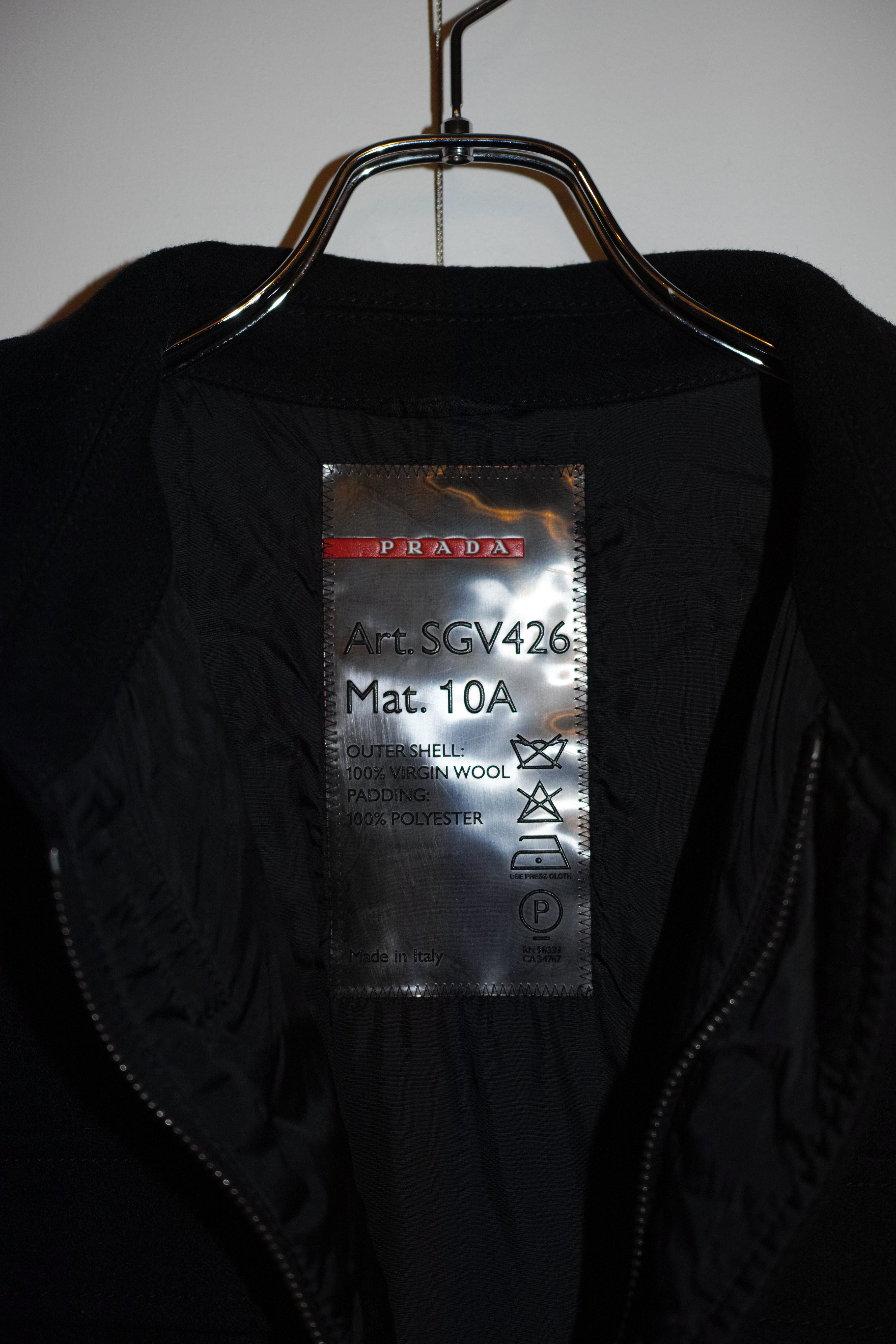 PRADA WOOL MILITARY JACKET