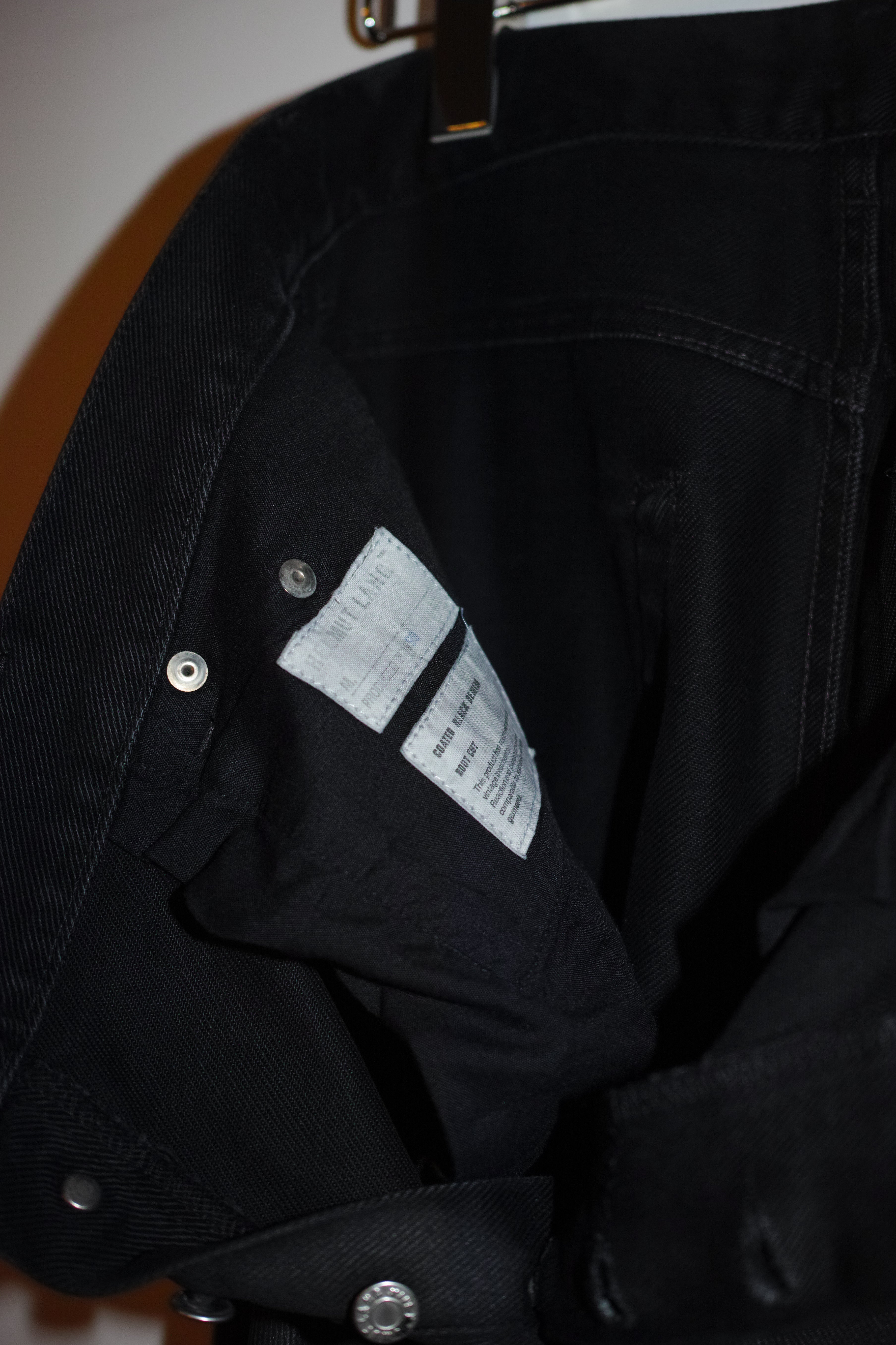 1999 HELMUT LANG COATING DENIM PANTS