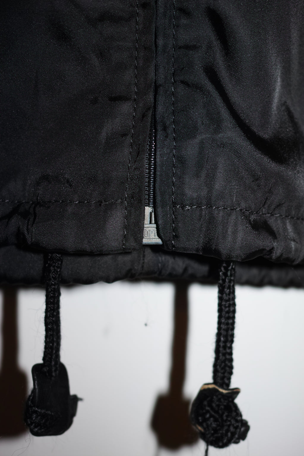 90s PRADA Uomo HOODED NYLON HALF COAT