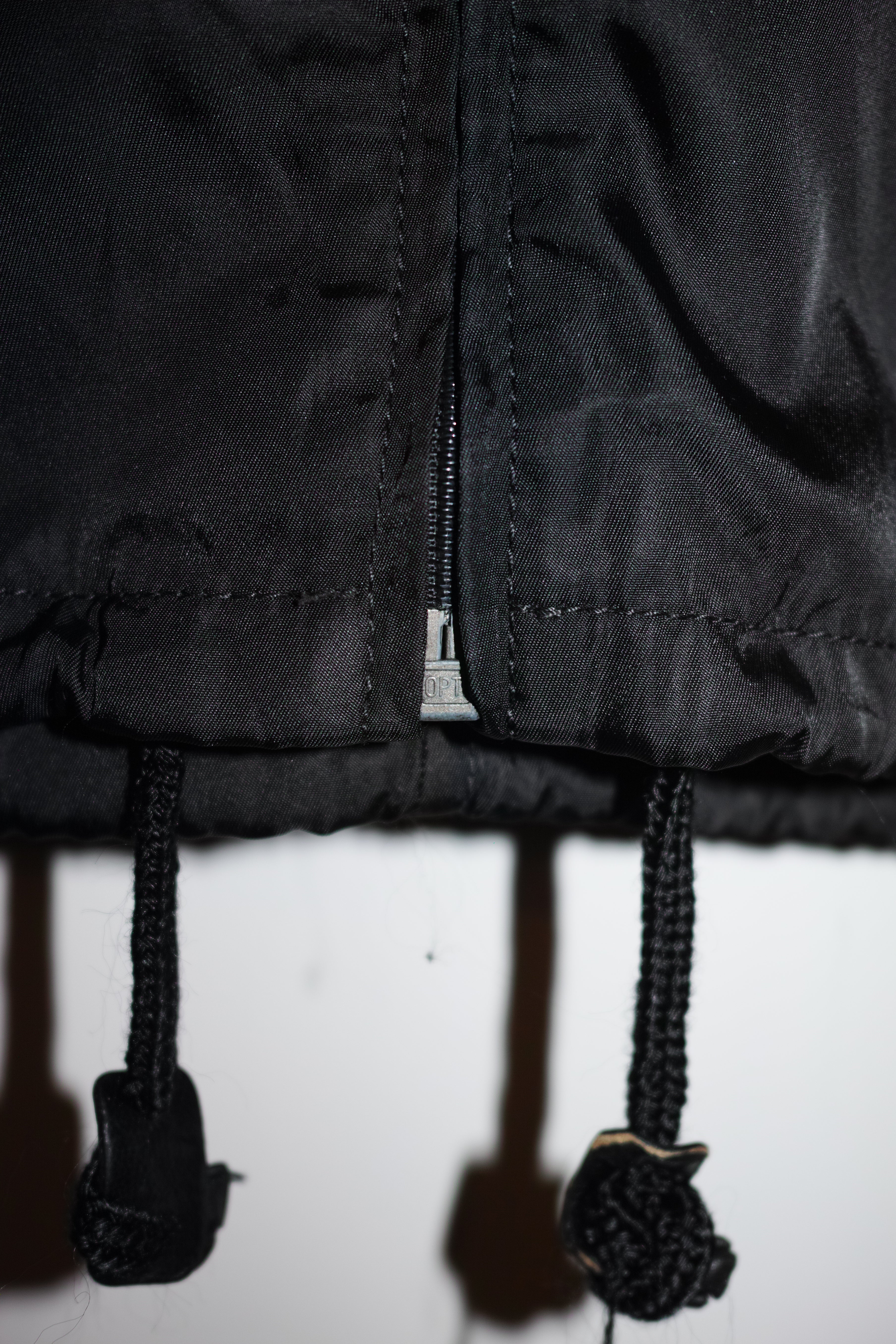 90s PRADA Uomo HOODED NYLON HALF COAT