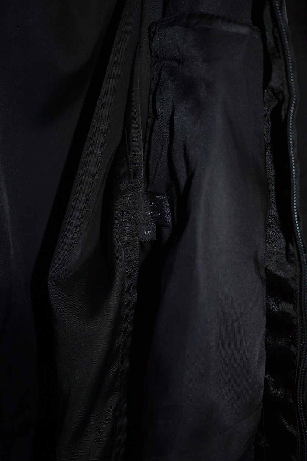 90s PRADA Uomo HOODED NYLON HALF COAT